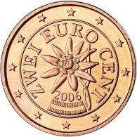 Autriche, 2 Euro Cent, 2006, Vienna, SPL, Cuivre Plaqué Acier, KM:3083 - Austria