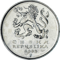 Monnaie, République Tchèque, 5 Korun, 2002, TTB, Acier Plaqué Nickel, KM:8 - Tchéquie