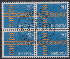 1971 Schweiz , ET° Mi:CH 948, Yt:CH 883, Europa (C.E.P.T.) 1968, Kette, Zentrisch Gestempelt Bern, - 1971