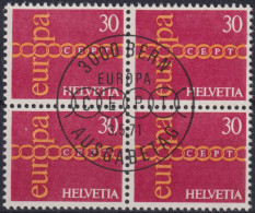 1971 Schweiz , ET° Mi:CH 947, Yt:CH 882, Europa (C.E.P.T.) 1968, Kette, Zentrisch Gestempelt Bern, - 1971