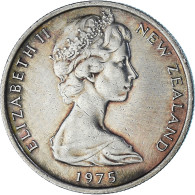 Monnaie, Nouvelle-Zélande, Elizabeth II, 5 Cents, 1975, TTB, Cupro-nickel - New Zealand