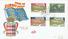 Monaco - Mi-Nr 695/698 FDC (K1780) - 1962