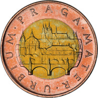 Monnaie, République Tchèque, 50 Korun, 1993, SPL, Bimétallique, KM:1 - Tchéquie