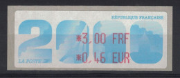 VIGNETTE De DISTRIBUTEUR LISA De LA BIENNALE PHILATÉLIQUE DE PARIS AN 2000 Avec FACIALE À 3F / 0,46 EURO - 1999-2009 Illustrated Franking Labels