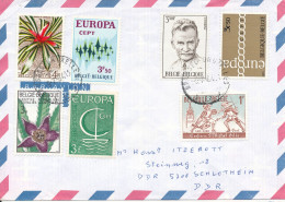 Belgium Air Mail Cover Sent To Germany DDR 9-7-1984 Topic Stamps - Autres & Non Classés