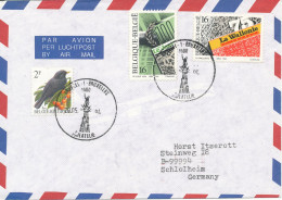 Belgium Air Mail Cover Sent To Germany 20-5-1994 Topic Stamps - Autres & Non Classés