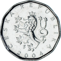 Monnaie, République Tchèque, 2 Koruny, 2004, SPL, Nickel Plaqué Acier, KM:9 - Repubblica Ceca