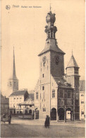 BELGIQUE - THIELT - Belfort Met Kerktoren - Carte Postale Ancienne - Tielt
