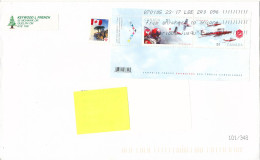 Canada Cover Sent To Denmark 5-1-2007 With Souvenir Sheet SNOWBIRDS - Lettres & Documents