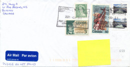 Canada Cover Sent To Denmark 31-5-2021 Topic Stamps - Cartas & Documentos
