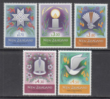 2022 New Zealand Christmas Noel Navidad Complete Set Of 5 MNH @ BELOW FACE VALUE - Neufs