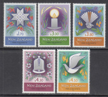 2022 New Zealand Christmas Noel Navidad Complete Set Of 5 MNH @ BELOW FACE VALUE - Unused Stamps