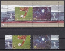 BULGARIA 2018  Football. FIFA World Cup In Russia Set MNH - 2018 – Russie