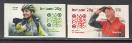 2022 Norway Post Cycling Complete Set Of 2 MNH @ BELOW FACE VALUE - Ongebruikt