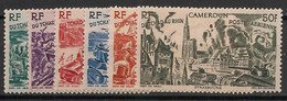 CAMEROUN - 1946 - Poste Aérienne PA N°Yv. 32 à 37 - Du Tchad Au Rhin - Série Complète - Neuf Luxe ** / MNH / Postfrisch - Luchtpost