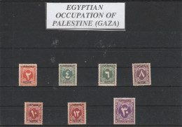 PALÄSTINA - GAZA - ÄGYPTEN - EGYPT - DYNASTIE- PORTOMARKEN - DUE 1948 FALZ - MH -2 SCAN - Oficiales