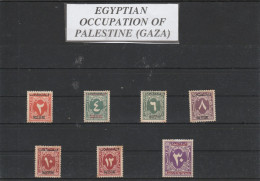 PALÄSTINA - GAZA - ÄGYPTEN - EGYPT - DYNASTIE- PORTOMARKEN - DUE 1948 FALZ - MH -2 SCAN - Servizio