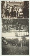 4 CARTOLINE MILITARI FESTA DELLA GUARDIA FOTO GISLON PIAZZA ERBE PADOVA 1945 CIRCA - NV FP - War 1939-45