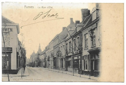 CPA Furnes, La Rue D'Est - Veurne