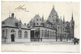 CPA Furnes, La Station - Veurne