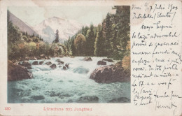 Suisse - Lutschine Mit Jungfrau - Stamp - Sent To Ulmeni (Salcia, Teleorman) - Sent