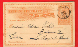 ZWH-37 Postcard  Used In 1906  To La Chaux-de-Fonds Switzerland. - Covers & Documents