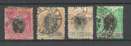BRAZIL Brazilia 1894-1897 Michel 108 - 110 O - Used Stamps