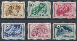 Trieste B STT - Vujna 1952  Sport 6 V Set, MI 60/66 MNH** - Neufs