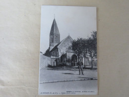 ACHERES, YVELINES, EGLISE, CPA - Acheres