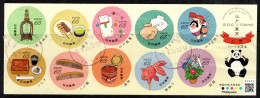 2023 Edo Yen 63  Miniature Sheet CTO VFU. Food Fish Panda - Hojas Bloque