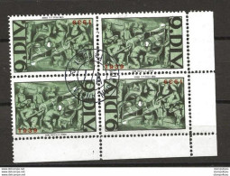 403 - 45 - Bloc De 4 Timbres Tête-bêche "9.DIV - Cachet Feldpost" - Vignetten