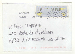 Enveloppe FRANCE Avec Vignette Affranchissement Lettre Prioritaire Oblitération LA POSTE 41974A 20/11/2015 - 2000 Type « Avions En Papier »