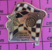 313d  Pin's Pins / Beau Et Rare / SPORTS / AUTOMOBILE AUTOCROSS SIRUGUE CHAMPIONNAT DE FRANCE - Automovilismo - F1