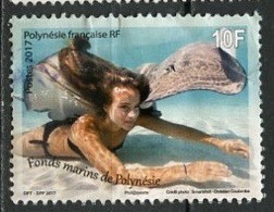 Polynésie Française - Polynesien - Polynesia 2017 Y&T N°1151 - Michel N°(?) (o) - 10f Fonds Marins - Used Stamps