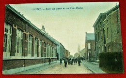 LUTTRE  -   Ecole Des Soeurs Et Rue Saint Nicolas   -   1907  - - Pont-a-Celles