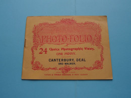 CANTERBURY, DEAL.... > Beecham's Photo-Folio / 24 Views ( Publi By Thomas BEECHAM ) Format 15 X 11,5 Cm. ( See Scans ) ! - Canterbury