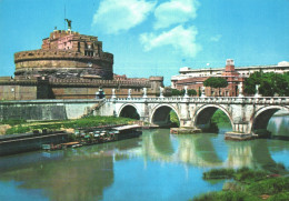 ROME, CASTEL OF ST. ANGEL, BRIDGE, ITALY - Castel Sant'Angelo