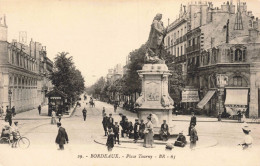 FRANCE - Bordeaux - Place Tourny - BR - Animé - Statue - Carte Postale Ancienne - Bordeaux