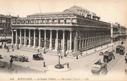 FRANCE - Bordeaux - Le Grand Théâtre - The Great Theatre - LL - Animé - Carte Postale Ancienne - Bordeaux