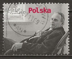 POLAND Oblitéré Timbre De 2011 Provenant Du Bloc 191 Czeslaw Milosz Poète écrivain Littérature Romancier Prix Nobel - Usados