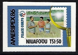 Tonga Niuafo'ou 1986 Cromalin Proof Showing Agriculture - Farmer Helped By Peace Corps - Agriculture