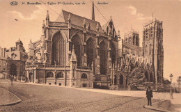 BELGIQUE - Bruxelles - Eglise Sainte Gudule Vue De Derrière - Carte Postale Ancienne - Andere & Zonder Classificatie