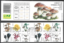 Luxembourg Luxemburg 2004 Mushrooms Self Adhesive Complete Set Stamps CTO - Usados
