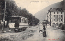 FRANCE - 73 - MOUTIERS - Avenue De Salins - Carte Postale Ancienne - Moutiers