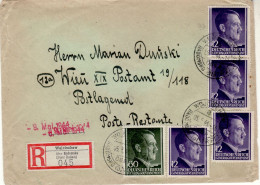 POLAND GENERAL GOVERNMENT 1944 R -  LETTER SENT FROM WOJCIECHÓW TO WIEN - General Government