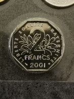 2 FRANCS SEMEUSE 2001 BU UNC ISSUE DU COFFRET / FRANCE - 2 Francs