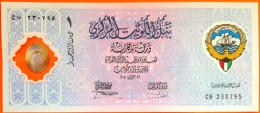 Kuwait / Kuwait 1 Dinar 2001 Pick CS2 UNC Commemorative - Kuwait