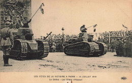 MILITARIA - Les Fêtes De La Victoire à Paris - 14 Juillet 1919 - Défilé - Chars D'Assaut - Carte Postale Ancienne - Guerra 1914-18
