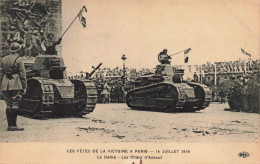 MILITARIA - Les Fêtes De La Victoire à Paris - 14 Juillet 1919 - Défilé - Chars D'Assaut - Carte Postale Ancienne - War 1914-18