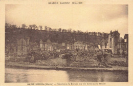 MILITARIA - Grande Guerre (Meuse) - Panorama De Ruines Sur Les Bords De La Meuse - Carte Postale Ancienne - Guerra 1914-18